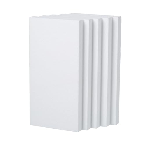 Crafare 12x6x1in Craft Foam Blocks 5 Pack Foam Board for Art School Project by Crafare - Used condition - Image 4