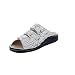 Produktbild Finn Comfort Korfu Nature (Weiss) (weiß) - Pantolette - Damenschuhe Pantolette/Zehentrenner, Weiß, Leder (Rizzo)