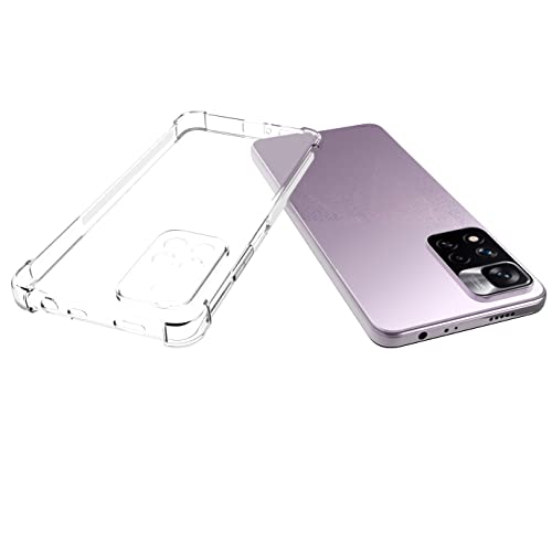 Funda Xiaomi Redmi Note 11 Pro y Pro Plus USTIYA Carcasa Bumper TPU Transparente 3