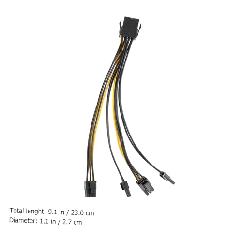 Cable GPU hembra doble macho SHINEOFI de extensión para interfaces de tarjetas gráficas 2