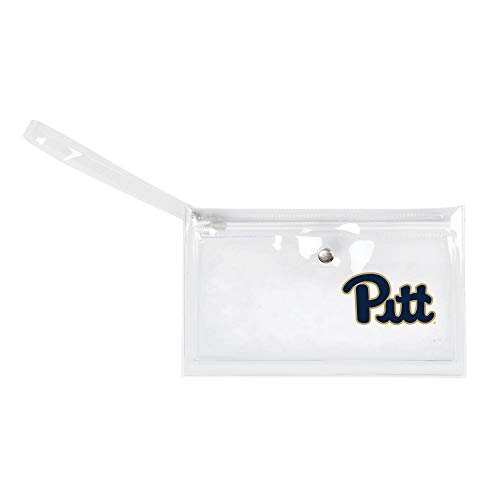 Image of Littlearth - LIWXY NCAA Pittsburgh Panthers Unisex Ncaancaa Ticket Wristlet, Clear, 9 inch by 5.25 inch