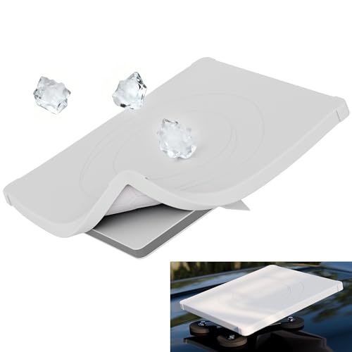 Image of White Starlink Mini Cover, Starlink Mini Protective Cover Liquid Silicone Sleeve Accessories for Camping Outdoor Protector from Scratching Hailstone