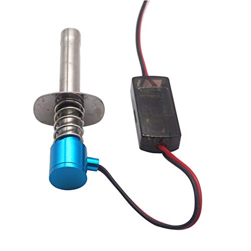 Share Goo Rc Glow Plug Starter Igniter Ignitor 6V-24V For 1/8 1/10 Rc Nitro Model Car Buggy Truck Boat ,Blue #TOP3