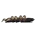 AvianX Top Flight Flocked Duck Floater Decoy (6 Pack), Black