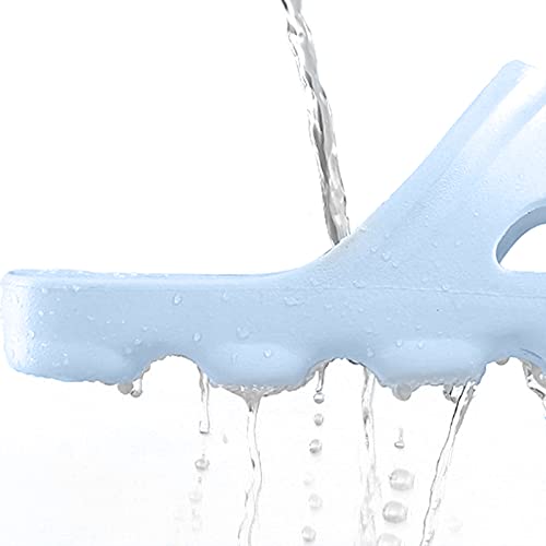 BAI HOU Unisex-Adult Shower Slippers, EVA Non-Slip Open Toe Slides, Quick Drying, Anti-Slip, Pink2