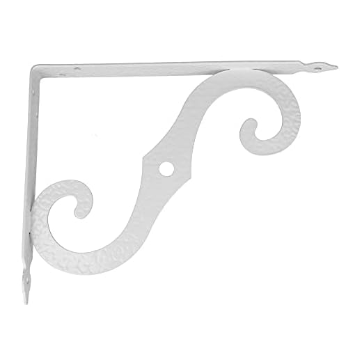 Amig - Palomilla para estanterías de Pared | Escuadra metálica para baldas | Ángulo para estantes | Soporte estantería | Acero | Color Blanco | Medida: 100x90 mm | Peso máx. Recomendado: 75 Kg