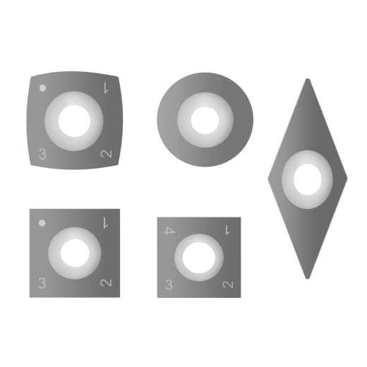 5-Piece Tungsten Carbide Chisel Tips Set