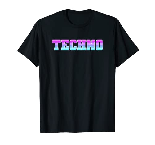 EDM Rave DJ Ich liebe Techno T-Shirt