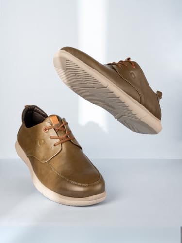 Image of egoss Zero Gravity Men's Sneakers | Genuine Leather Casual Shoes | Trendy | Lightweight | Comfortable Fit | Stylish ES-25