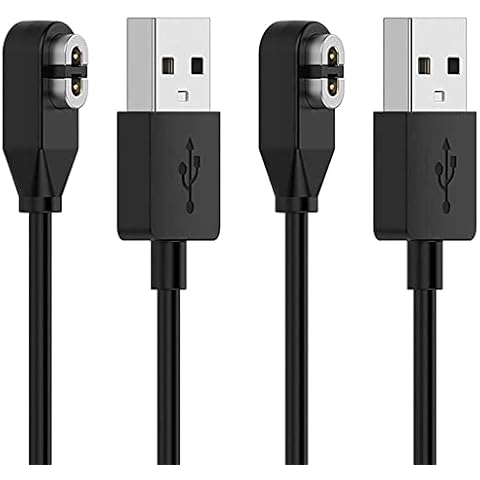 Kissmart Charging Cable for AfterShokz Aeropex AS800, Shokz OpenRun, OpenRun Mini, OpenRun Pro, OpenComm Replacement Shokz Headphone Charger [2Pack, 3.3ft/1m] Cover