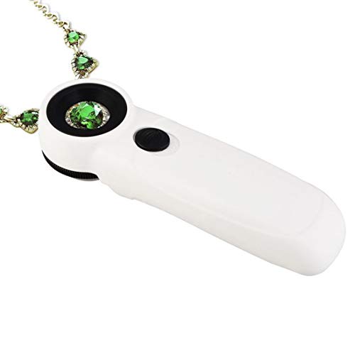 Loupe de lecture avec 2 LED pour lire le journal