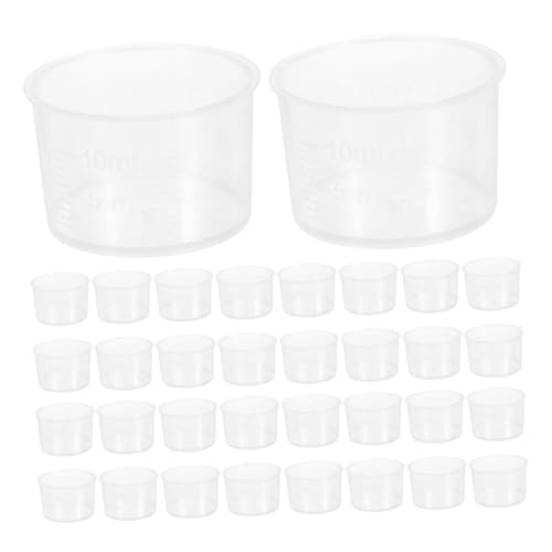 Alipis 200 Piezas De Taza Medidora De Plástico Tazas Medidoras Taza Mezcladora Taza Medidora Tazas Para Medicamentos Taza De Laboratorio Taza Dosificadora Tazas Para Reutilizable