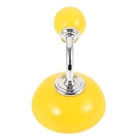 DOITOOL Ceramic Coat Hook Wall Mounted Clothes Hanger Decorative Round Solid Color Candy Tone for Kitchen Bathroom Bedroom Wardrobe Sturdy Stylish Multi-Purpose Hook for Hats Coats Keys