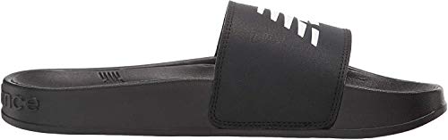 New Balance Women's 200 V1 Slide Sandal, BLACK/WHITE, 8 B US