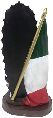 Miniatura 2 de miSantuario Virgen De Guadalupe Con Bandera México 12 pulgadas Nuestra Señora de Guadalupe Bandera de México Estatua de Resina #19998