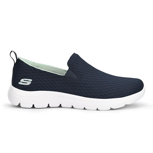 Image of Skechers Womens Summits Blue Slip On Sneaker UK 4 (US 7)