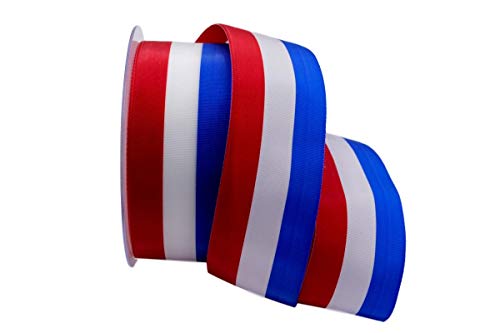 Christa-Bänder Nationalband Frankreich rot/weiß/blau 40mm ohne Draht Cover