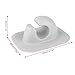 Alomejor Kayak Paddle Holder Plastic Kayak Paddle Clips Oar Keeper for Kayaks Canoes Rowing Boats