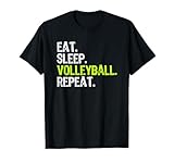 Photo Gallery eat sleep volleyball repeat cool funny player maglietta Photo Gallery eat sleep volleyball repeat cool funny player maglietta