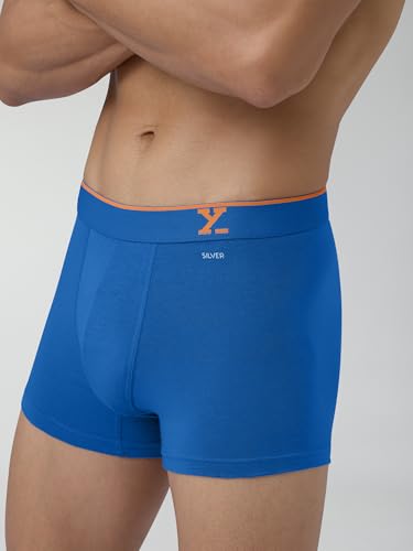 Image of XYXX Men's Super Combed Cotton Trunks| Regular Fit, Odour-Free, Anti-Roll No-Marks Waistband Underwear for Man