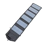 [Snughom]【高効率ソーラーパネル】折りたたみ式携帯充電器 単結晶チップ搭載 アウトドア/旅行/防災準備に スマホ急速充電対応 軽量防水仕様 省設計