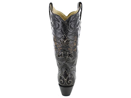 New Corral A1160 Ou Black Sequin 9.5 Womens Western Boots #TOP3