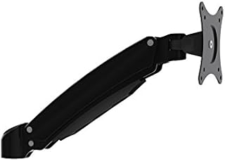 Duronic Monitor Stand Spare Arm DML5S1, DM55 Whole Arm and VESA Head, Compatible with All Duronic Desk Mount Poles, Black, Steel, VESA Head Rotates 360°, Tilts +85°/-90°, Fits VESA 75/100