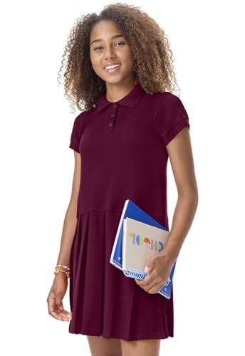 Image of Classroom Girls Polo Dress School Outfit for Toddler,Pleated Skirt