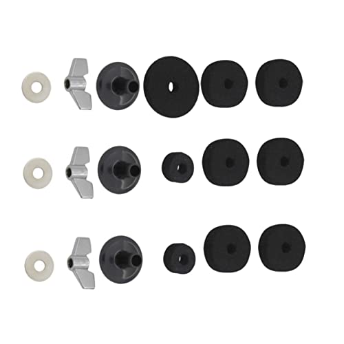 Abaodam Drum Hardware Essentials Cymbal Stand Felts Parts Set for Drum Nuts Percussion Parts