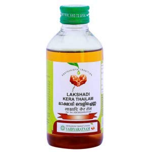 VAIDYARATNAM LAKSHADI KERA THAILAM (200ML) PACK OF 2