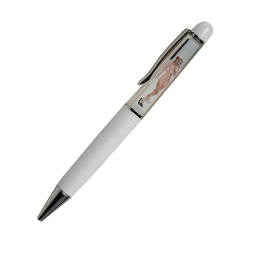 Image of Funny Pens Naked Girl Pen Floating Floater Tip And Strip Pen Girl Strips When You Turn Her Upside Down Pack of 1PCS(White)