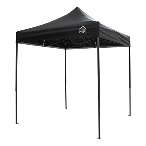 All Seasons Gazebos 2x2 Fully Waterproof Pop up Gazebo With Accessories - Black Cover