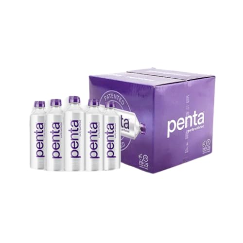 Penta Ultra-Purified Water, Oxygen Infused Natural pH Hydration, Solar-Powered 13 Step Purification Process,16.9 Fl Oz (Pack of 24)