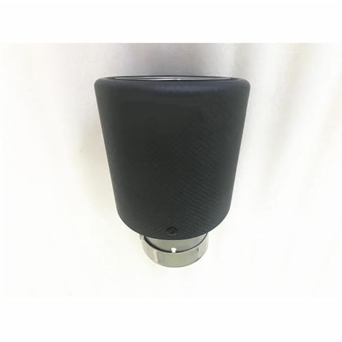 Tuyaux de voiture en acier inoxydable 63-101mm avec embout de silencieux d'échappement en carbone