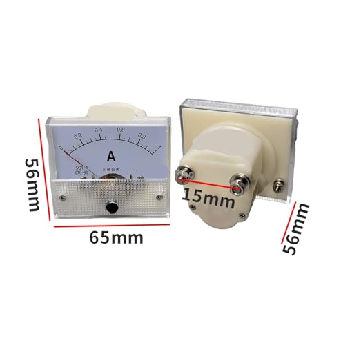 Voltmètre analogique 85C1 20A cadran de mesure de tension continu pour tableau électrique