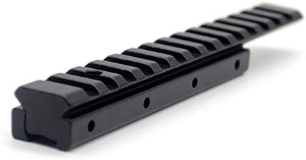 1 Rail Riser Block Mount - Converts 11mm Dovetail To 20mm Picatinny/Weaver Rail 6 thumbnail image
