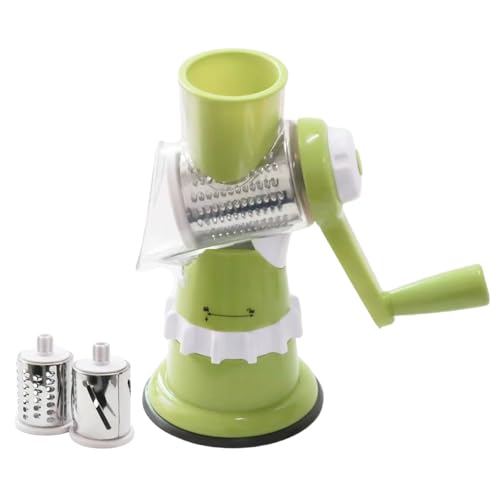Robot culinaire à manivelle,râpe à fromage rotative, Broyeur de nourriture manuel pour la, Broyeur de nourriture de cuisine pour la maison, la cuisine, le...