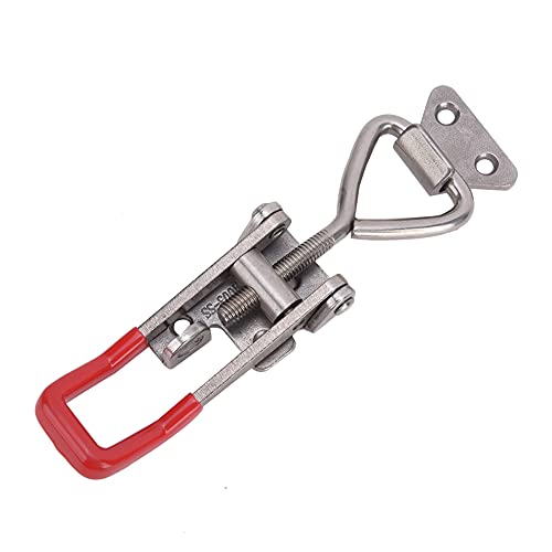 Yuecoom Toggle Clamp Latch, Quick Latch Type Stainless Steel Adjustable Lever Handle 250kg