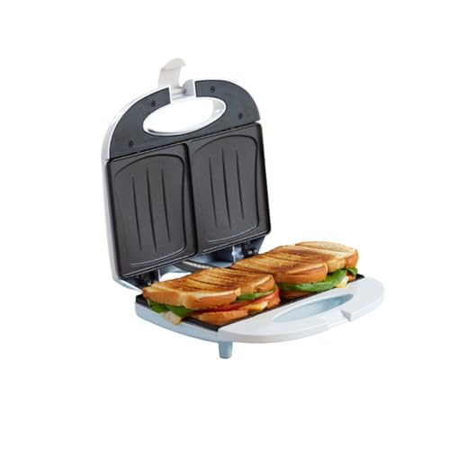 Image of IMUSA 2 Slot Electric Sandwich Maker for Breakfast Nonstick, White