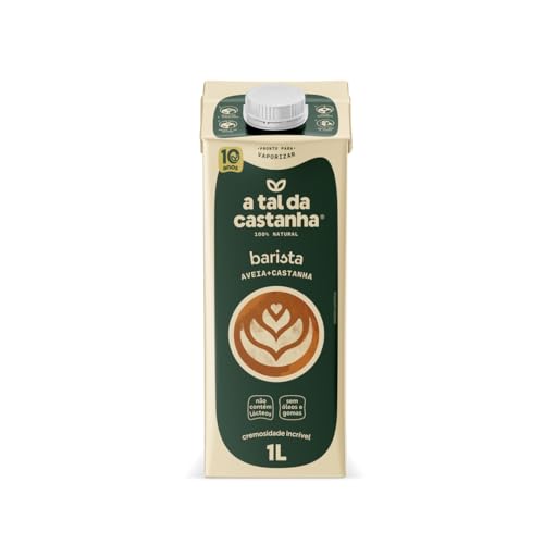 A Tal Da Castanha Bebida Vegetal Aveia e Caju Barista, 1L