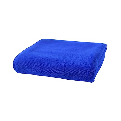 Yardenfun Large Microfiber Bath Towel Quick Dry for Spa Beach Swimming Camping Lightweight Super Absorbent Comfortable Women Bath Wrap Sapphire Color