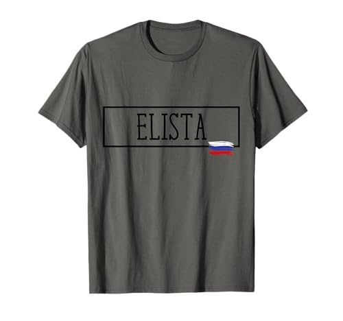 Photo de Elista Souvenir Russie Vacances Russes Femmes Hommes Voyages T-Shirt