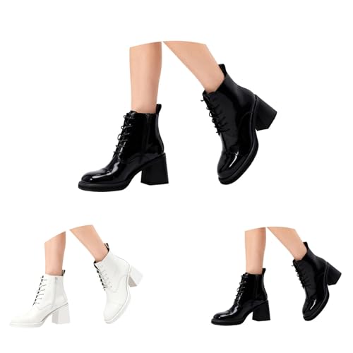 Bottines à lacets antidérapante légères et chaudes pour le froid - 7
