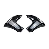 Cubierta de radiador izquierda y derecha for motocicleta, compatible con Kawasaki ER6N 2012, 2013, 2014, 2015 y 2016, carcasa de carenado de inyección ABS.