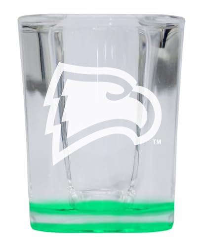 Vasos shot cuadrados base verde 2 oz set 2 unidades