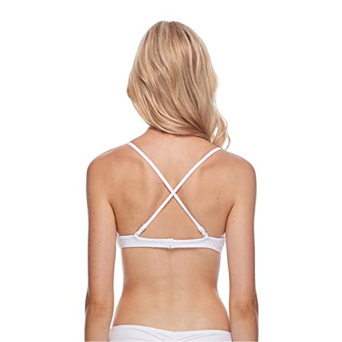 Body Glove Women's Greta Molded Cup Push Up Underwire Bikini Top Swimsuit Swimwear, Snow, X-Large - image 4