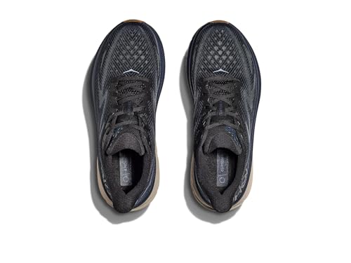 Image of Hoka Men's Clifton 9 Black /Varsity Navy 7.5 Medium