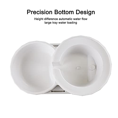 Cat Water Dispenser and Food Feeder Set,Upgrade Cat Dog Feeding Bowl and Pet Drinking Dispenser for Small Medium Cats… - Image 6