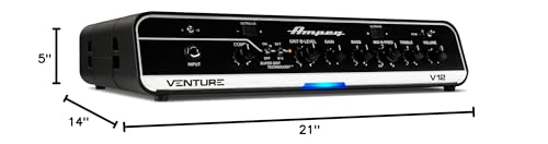 Ampeg Venture V12 Bass Guitar Head, 1200 Watts - Image 5