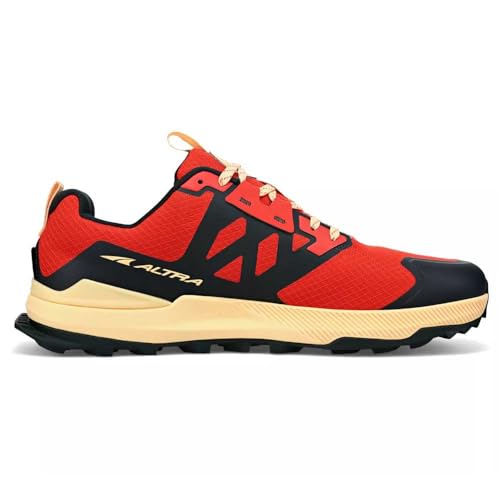 ALTRA Men's Lone Peak 7 Trail Running Shoe, Red/Orange-10.5 M US